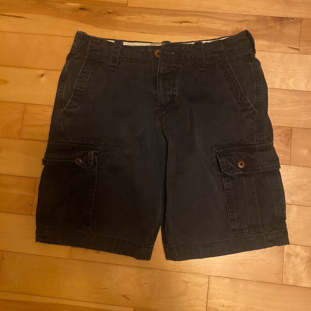 Hollister Dark Cargo Shorts for Men